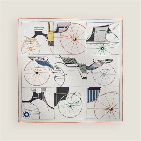 73332210130151 hermes|A Toute Berline ! leather eyelet scarf 70 .